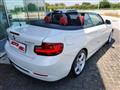 BMW Serie 2 d 190cv Cabrio Sport Automatica, Pelle rossa, Navi