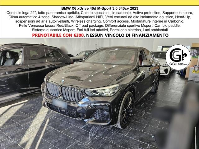 BMW X6 M-Sport xDrive40d Tetto Cam Navi C22 Msport