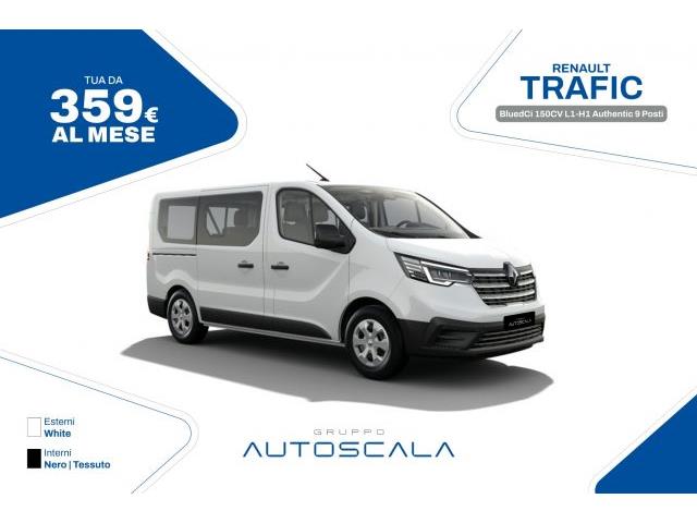 RENAULT TRAFIC BluedCi 150CV L1-H1 Authentic 9 Posti