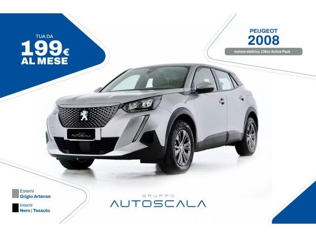 PEUGEOT e-2008 motore elettrico 136cv Active Pack