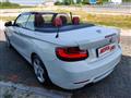 BMW Serie 2 d 190cv Cabrio Sport Automatica, Pelle rossa, Navi