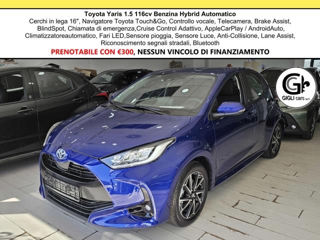 TOYOTA Yaris 1.5Hybrid TREND CruiseAdattivo PDC CAM NAV CarPlay