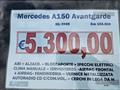 MERCEDES CLASSE A A 150 Avantgarde