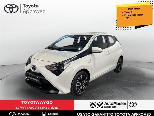 TOYOTA AYGO 1.0 VVT-i 72 CV 5 porte x-clusiv