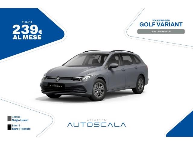 VOLKSWAGEN GOLF 1.5 TGI 130cv Metano Life