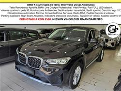 BMW X4 XDrive 20d Tetto CockpitPro FullLED LuceAmbientale CarPlay