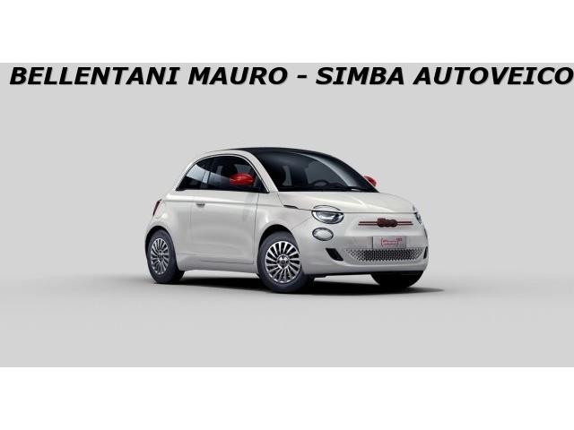 FIAT 500 ELECTRIC Red Cabrio 42 kWh 310 km