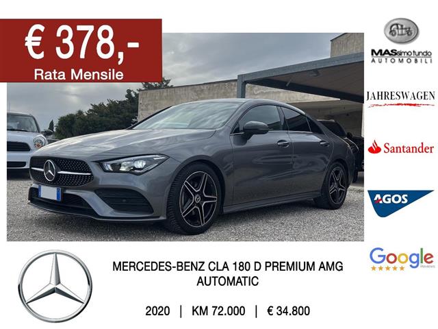 MERCEDES Classe CLA CLA 180 d Automatic Premium