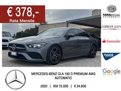 MERCEDES Classe CLA CLA 180 d Automatic Premium