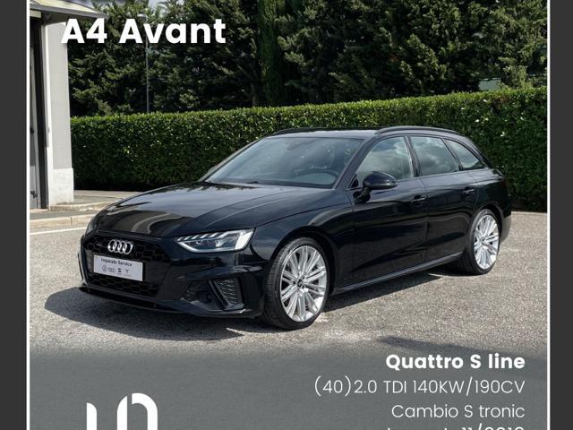 AUDI A4 AVANT Avant 40 TDI Quattro S line S tronic 140KW/190CV